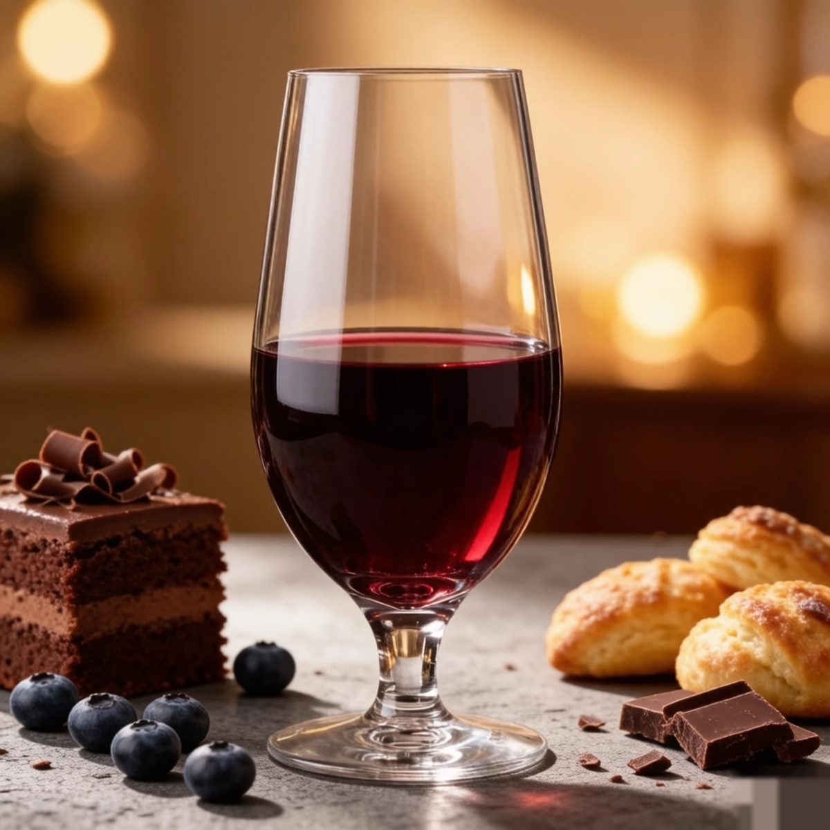 BY-9912B PC wine goblet in scene shot 5