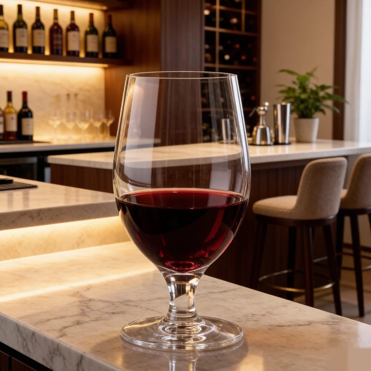 BY-9912B PC wine goblet in home bar at-home serving