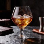 detail BY 9912C elsjoy acrylic brandy snifter 435ml clear transparent glass black grey premium texture 1