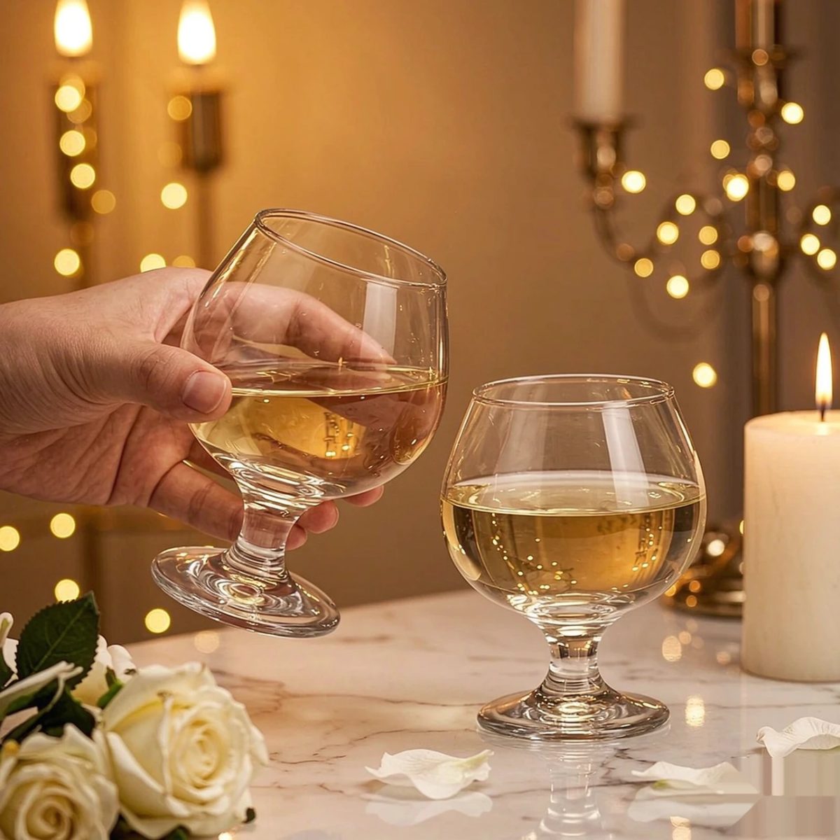 BY-9912F PC brandy snifter in wedding toast service
