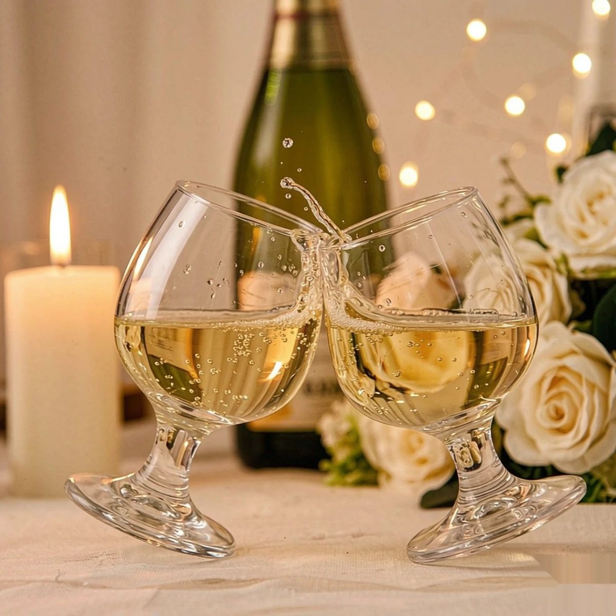 BY-9912G PC brandy snifter in wedding toast service