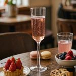 detail BY 9913A elsjoy acrylic champagne flute 170ml clear transparent glass dessert table scene 11