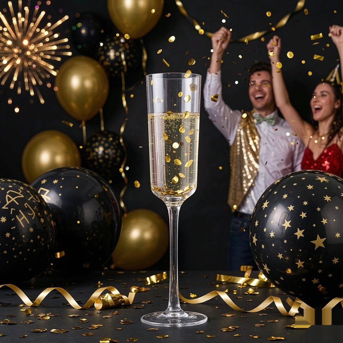 BY-9913A PC champagne flute in new year party service