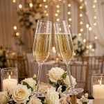 detail BY 9914B elsjoy acrylic champagne flute 210ml clear transparent glass wedding toast 8