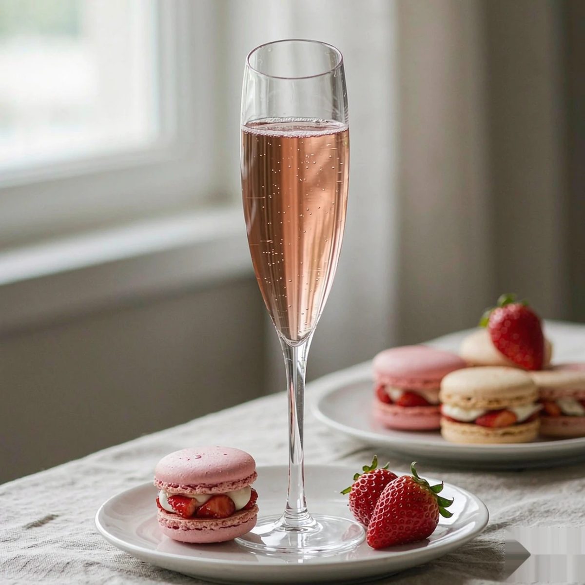 BY-9916-1 PC champagne flute in dessert pairing