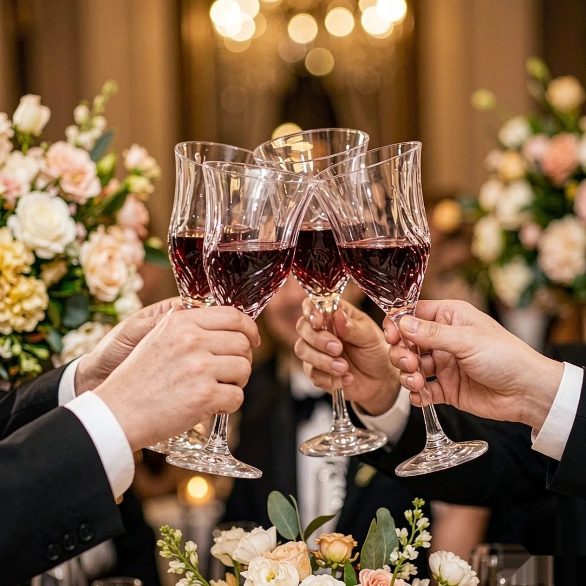 BY-9918-1 Acrylic wine goblet in wedding toast service