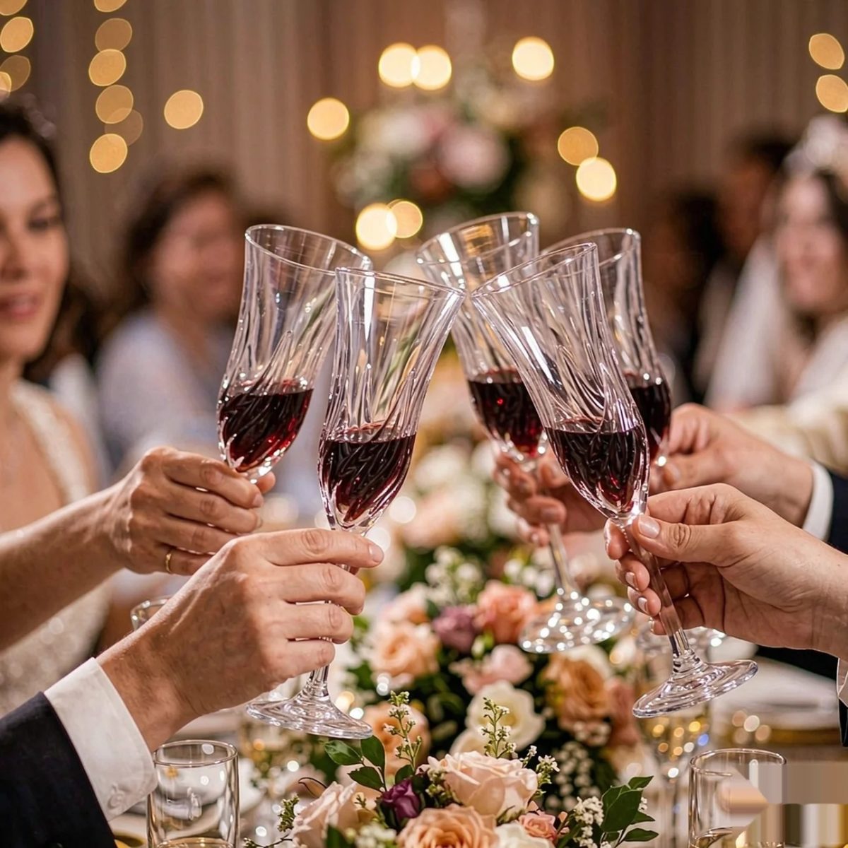 BY-9918-3 Acrylic wine goblet in wedding toast service