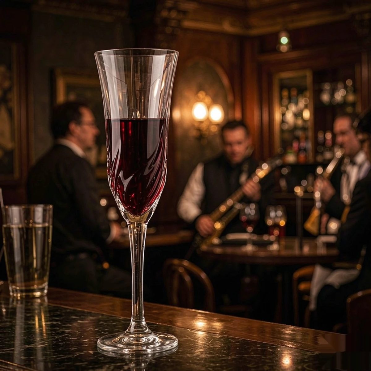 BY-9918-3 Acrylic wine goblet in jazz bar service