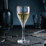 detail BY 9919 1 elsjoy acrylic wine glass clear transparent glass black grey premium texture 1