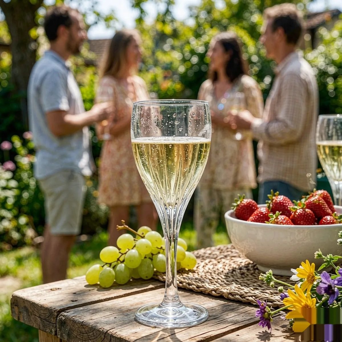 BY-9919-1 Acrylic wine goblet in outdoor gathering
