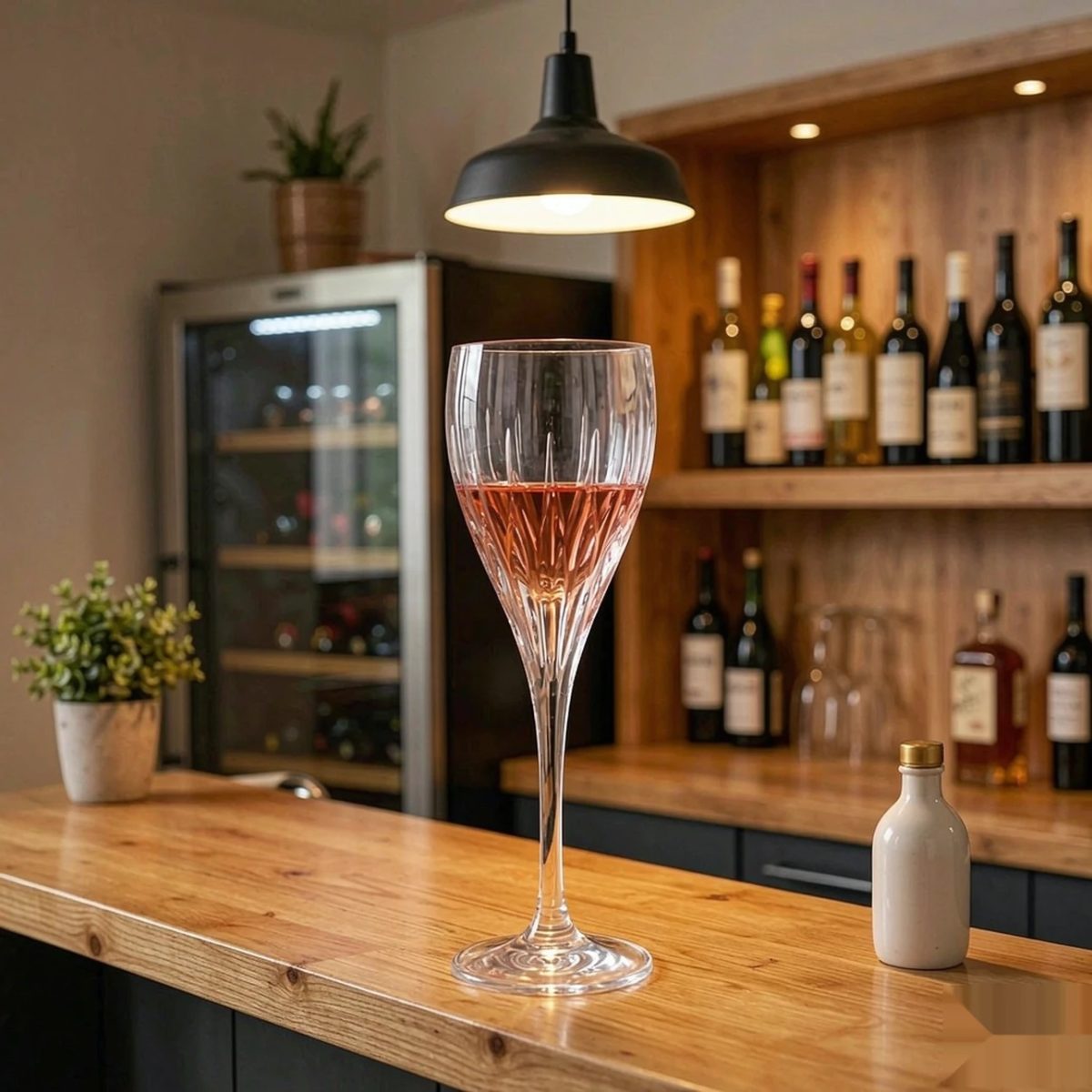 BY-9919-2 Acrylic wine goblet in home bar at-home serving