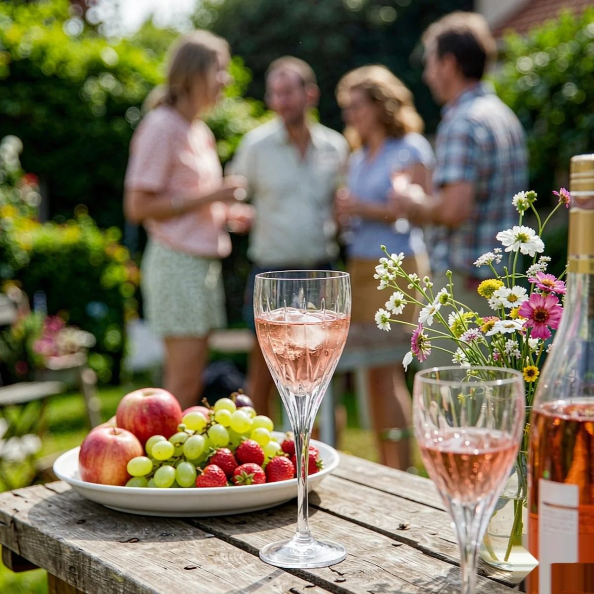 BY-9919-2 Acrylic wine goblet in outdoor gathering