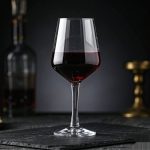 detail BY 9920A elsjoy acrylic wine glass 630ml clear transparent glass black grey premium texture 1