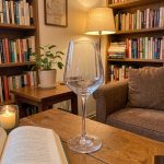 detail BY 9920E elsjoy acrylic wine glass 280ml clear transparent glass book cafe 4