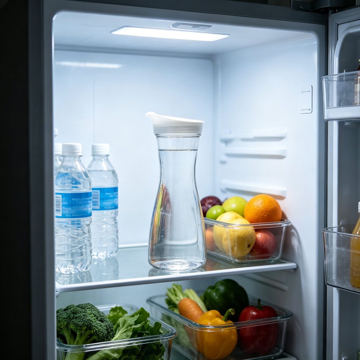 BY-9171 unbreakable PC juice pitcher - stored in the refrigerator