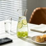 BY-9310B unbreakable PC juice pitcher (tea) - in use for tea at the office
