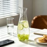 BY-9311 unbreakable PC juice pitcher (tea) - in use for tea at the office