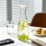 BY-9173 unbreakable PC juice pitcher (tea) - in use for tea at the office