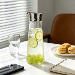 BY-9174B unbreakable PC juice pitcher (tea) - in use for tea at the office