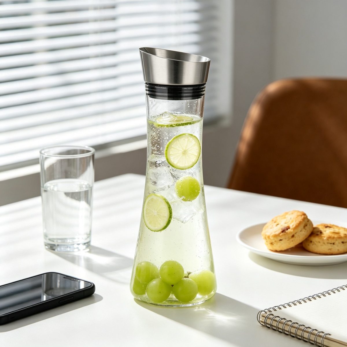 BY-9175A unbreakable PC juice pitcher (tea) - in use for tea at the office