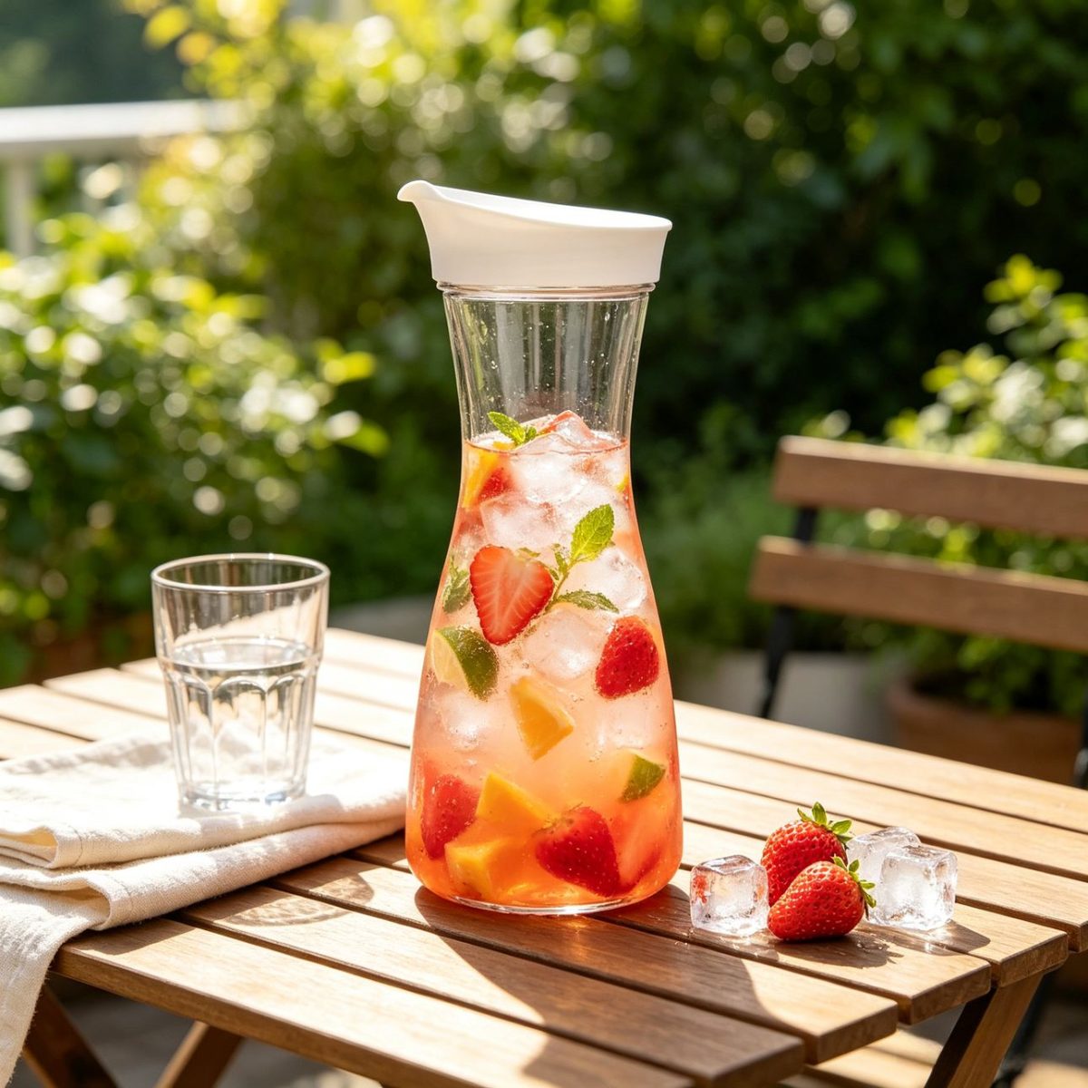 BY-9171 unbreakable PC juice pitcher - serving fruit drinks outdoors