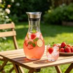 BY-9176A unbreakable PC juice pitcher - serving fruit drinks outdoors