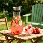 BY-9176B unbreakable PC juice pitcher - serving fruit drinks outdoors
