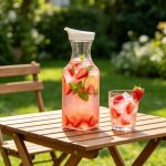 BY-9177A unbreakable PC juice pitcher - serving fruit drinks outdoors