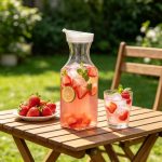 BY-9177B unbreakable PC juice pitcher - serving fruit drinks outdoors