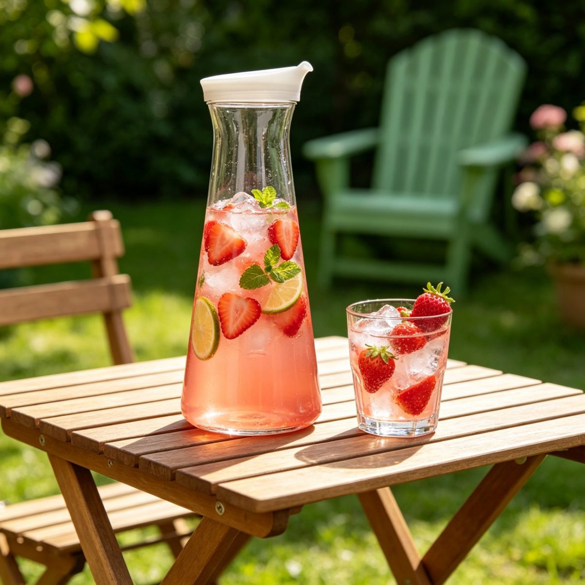 BY-9180 unbreakable PC juice pitcher - serving fruit drinks outdoors