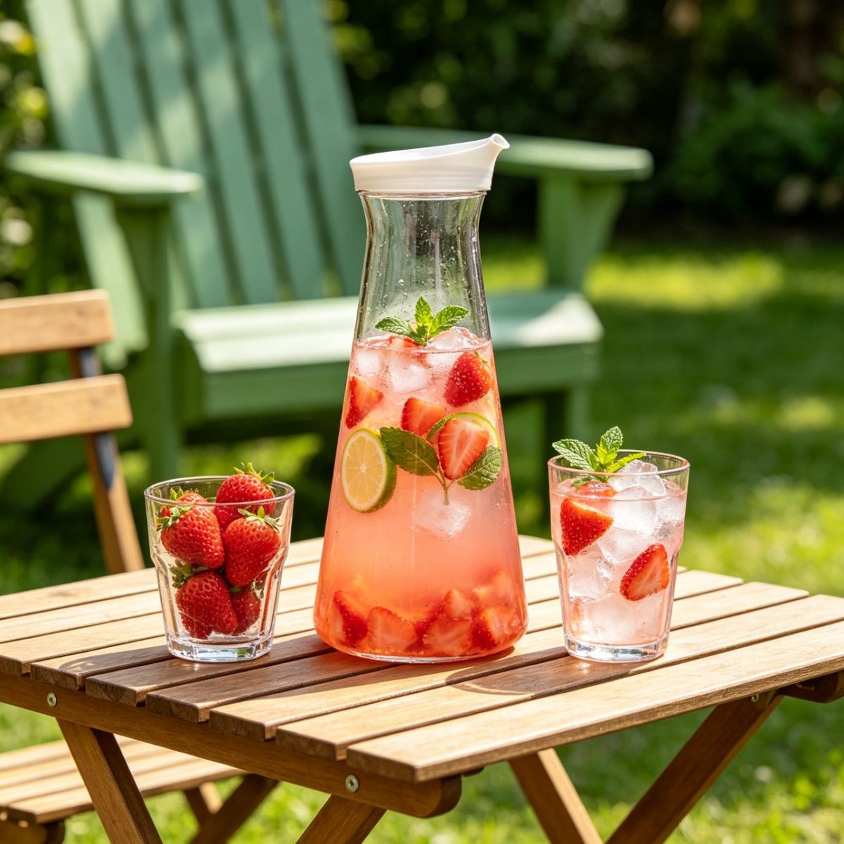 BY-9181 unbreakable PC juice pitcher - serving fruit drinks outdoors