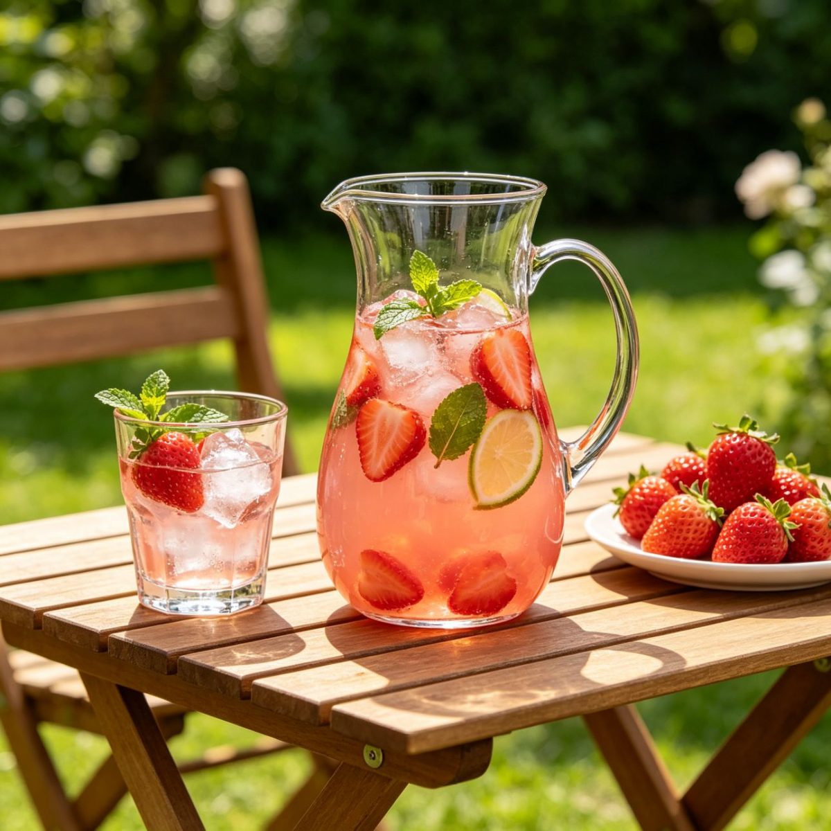BY-9310B unbreakable PC juice pitcher - serving fruit drinks outdoors