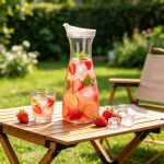 BY-9172 unbreakable PC juice pitcher - serving fruit drinks outdoors