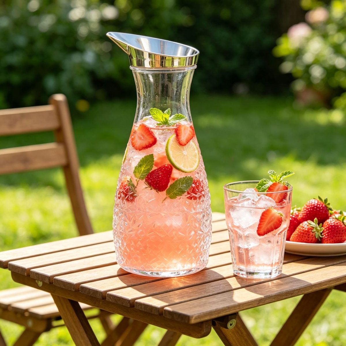 BY-9173B unbreakable PC juice pitcher - serving fruit drinks outdoors