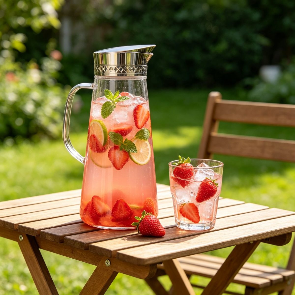 BY-9174B unbreakable PC juice pitcher - serving fruit drinks outdoors