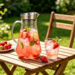 BY-9175C unbreakable PC juice pitcher - serving fruit drinks outdoors
