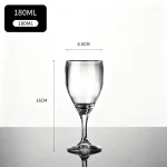 main BY 8008 elsjoy acrylic wine goblet white background product display 2