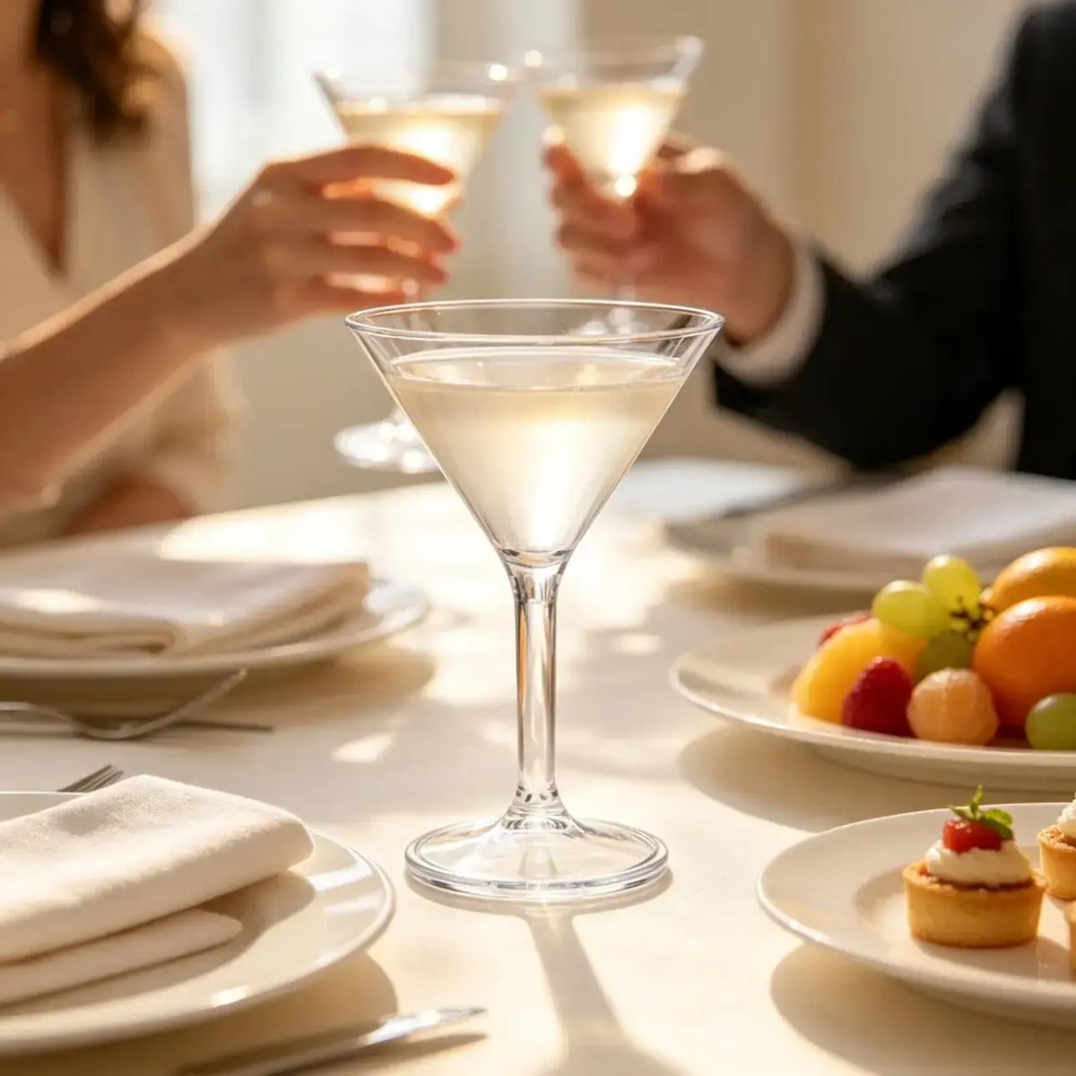 BY-8061 PC martini glass in wedding reception service
