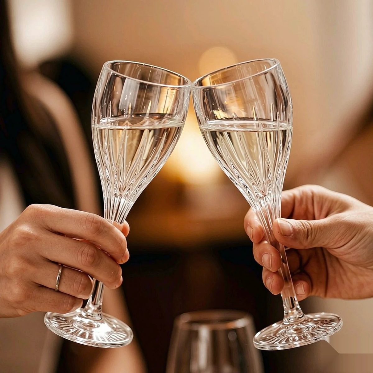 BY-9919-1 Acrylic wine goblet in handheld toasting