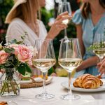 main BY 9920B elsjoy acrylic wine glass 550ml clear transparent glass dining table scene 7