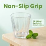 main modelby9211 crystal design reusable unbreakable polycarbonate clear drink water beer whisky cup restaurants hotel main display 4