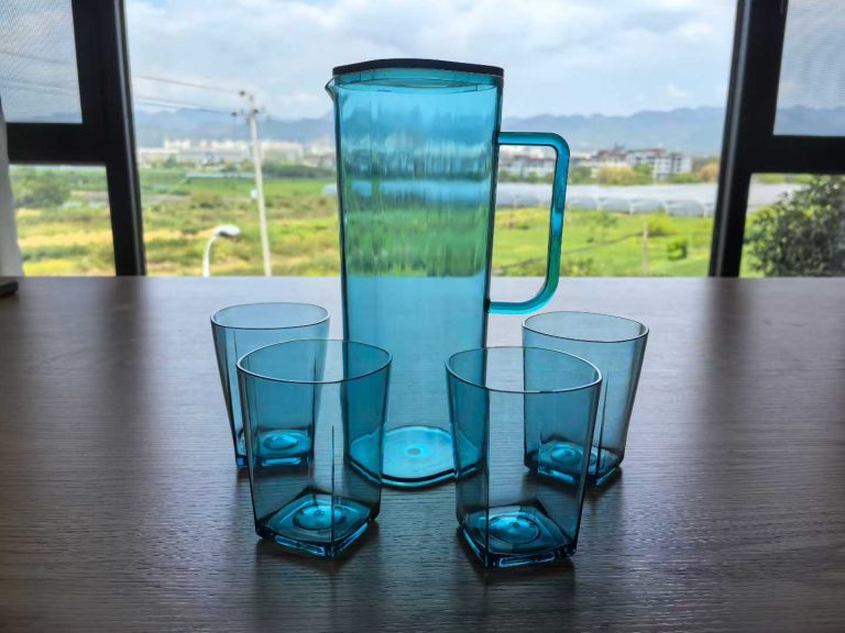 main‑blue‑pc‑water‑pitcher‑cup‑set‑cold‑drink‑jug‑household‑hotel