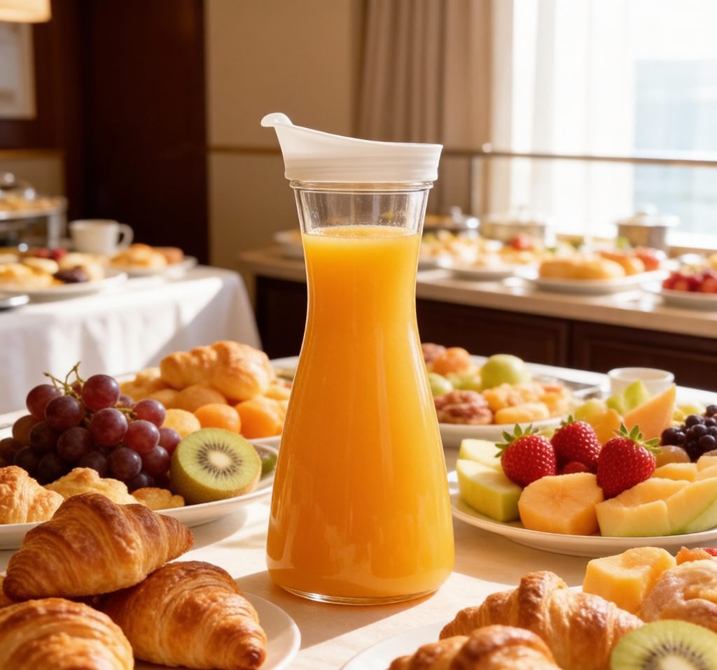 BY-9170 acrylic juice carafe with lid