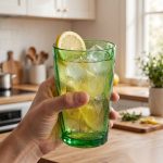 detail 01 by 8021a elsjoy acrylic diamond cut tumbler cup green std handheld iced drink scene