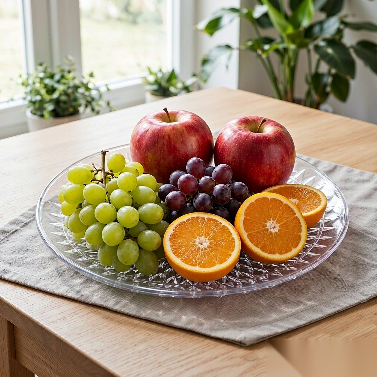 detail 01 by 820x elsjoy acrylic fruit plate clear fresh fruit display scene