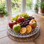 detail 01 by 8301 elsjoy acrylic fruit plate clear fresh fruit display scene