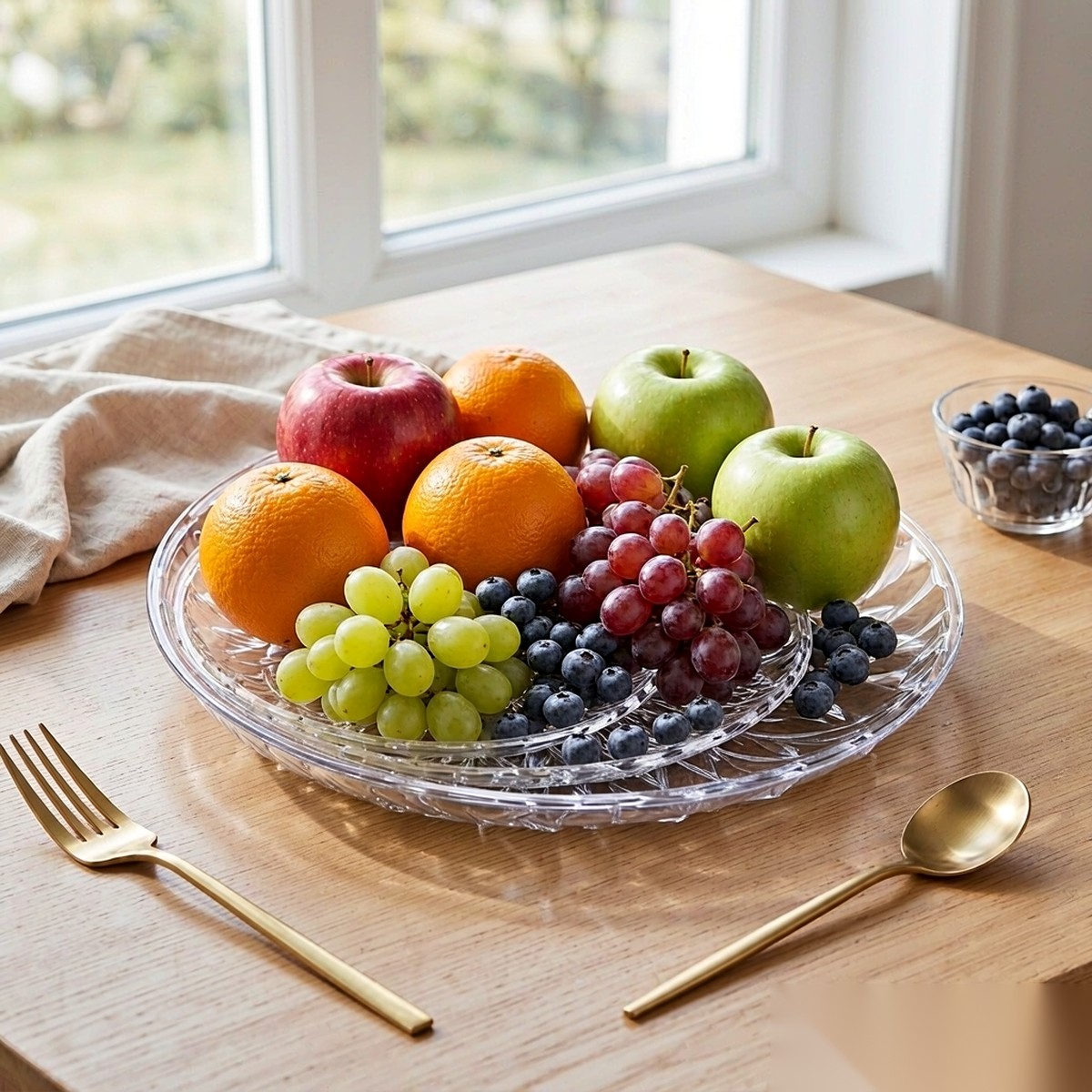 detail 01 by 840x elsjoy acrylic fruit plate clear fresh fruit display scene