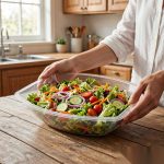 detail 01 by 8459 elsjoy acrylic salad bowl clear fresh salad scene