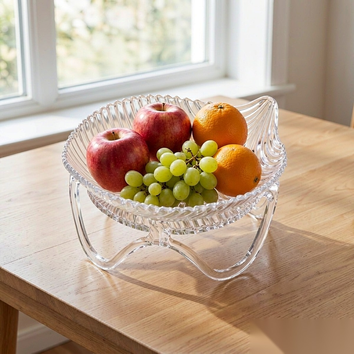 detail 01 by 8702 elsjoy acrylic fruit plate clear fresh fruit display scene