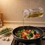 detail 01 by 9032 elsjoy acrylic oil bottle clear olive oil pour scene